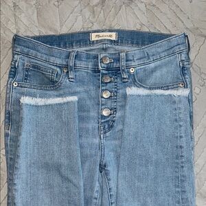 Madewell High Rise Light Blue Jeans